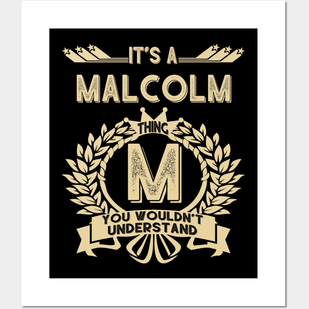 Malcolm Wall Art by Ban Guns Not Books- Typography fullcolor